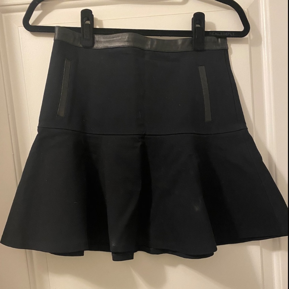 Club Monaco flared mini skirt